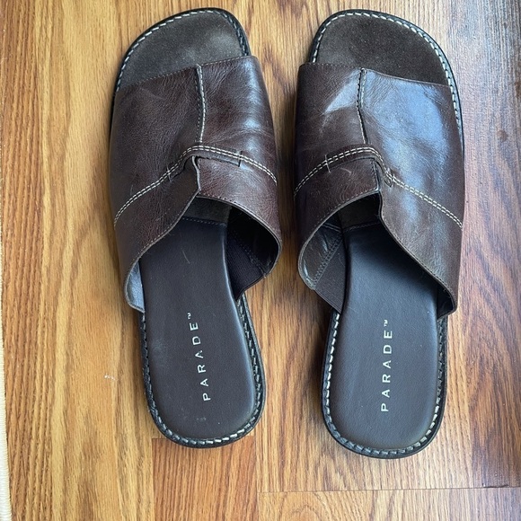 Parade leather Slip on Slippers - Picture 1 of 6